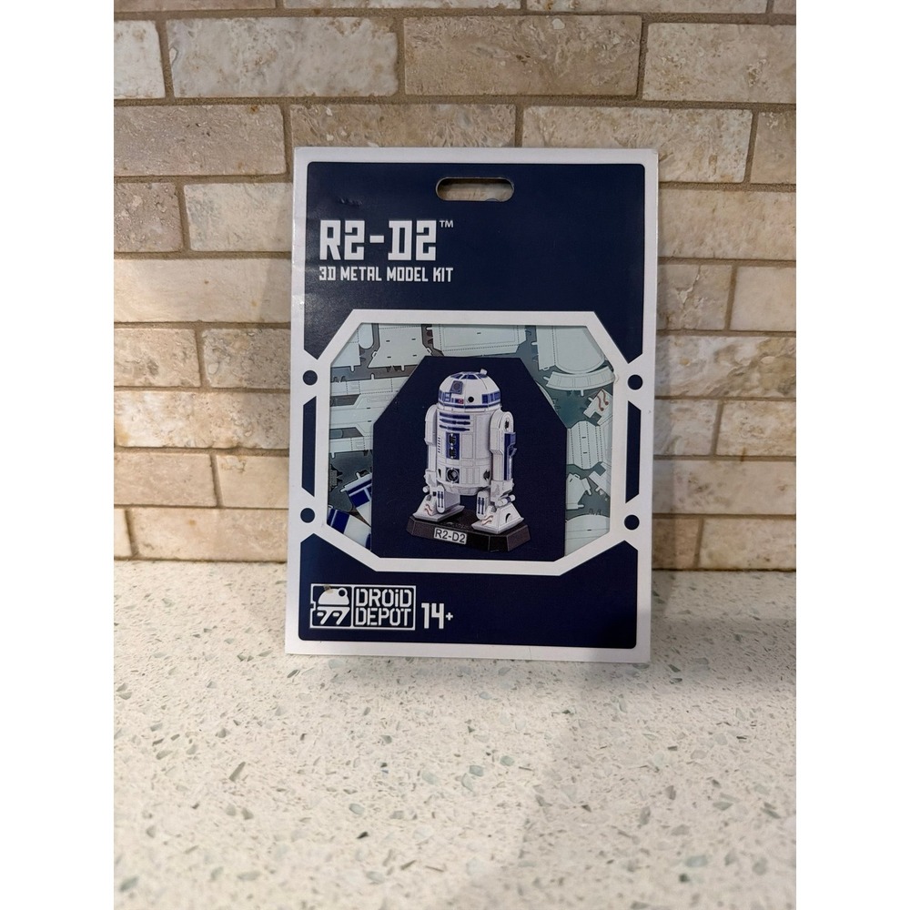Disney Droid Depot R2-D2 Metal Earth 3D Model Kit Open Unused